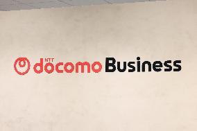 NTT DOCOMO Business signboard and logo